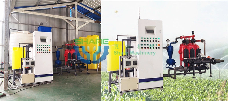 Water and Fertilizer Integrated Machine Farm Drip Fertigation Irrigation Plant Watering System