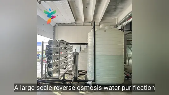 Planta RO (osmose reversa) para tratamento de água