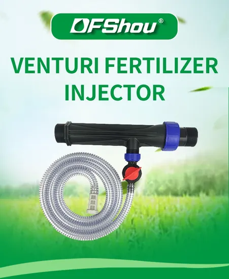 Sistema automático de fertirrigação com efeito de estufa para fazenda de irrigação por gotejamento injetor Venturi