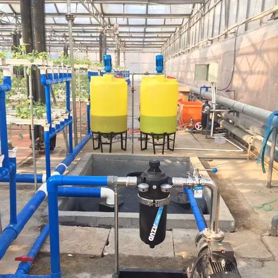 Equipamento integrado Mini água de fertirrigação e máquina de fertilizante para irrigação agrícola