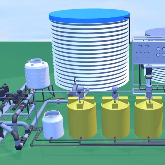Equipamento integrado Mini água de fertirrigação e máquina de fertilizante para irrigação agrícola